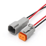 10 PCS For Deutsch DT 2 Way Pin Male/Female Electrical Connector Plug Waterproof