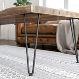 4Pcs Hairpin Legs Set Table Legs with Rubber Feet