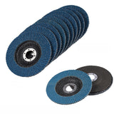 10 PCS 125MM Angle Grinder Flap Sanding Disc 40-80 Grit Grinding Wheel