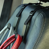 4Pcs Headrest Hooks for Car Adjustable Organizer Storage Hanger Holder for Purse Bags