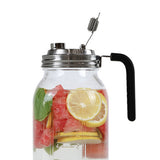 Mason Jar Lid Stainless Steel with Handle and Pour Spout Cap