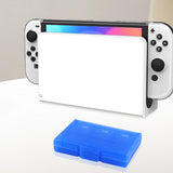 2-Pack 24-in-1 Game Card Storage Case Organizer Compatible with Nintendo Switch Blue