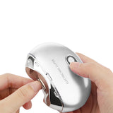 Electric Nail Clipper with LCD Display 3-Speed Adjustable Nail Trimmer USB Rechargeable Nail Grooming Tool White