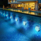 2PCS 13 LED RGB Submersible Light IP68 APP Control for Pool Pond