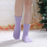 5 Pairs Womens Fuzzy Socks Cozy Fluffy Winter Warm Slipper Soft Home Sleeping Socks