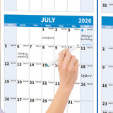 2026 Wall Calendar 12-Month Annual Yearly Wall Planner Horizontal & Vertical