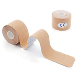 Kinesiology Tape Waterproof Breathable Latex-Free for Ankle Wrists Knees Khaki
