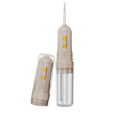 Electric Water Flosser Cordless Oral Irrigator with Removable Water Tank for Home Travel Gray