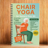 Chair Yoga Notebook for Seniors Strength Balance & Wellness Exercises Orange