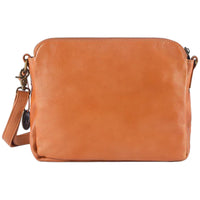 Women PU Leather Crossbody Bag Multifunctional Three Layer Purse Shoulder Bag Tote Brown