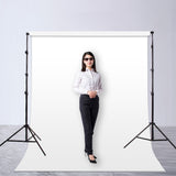 Heavy-Duty Adjustable Backdrop Stand Photo Studio Background Crossbar Kit for Weddings Parties