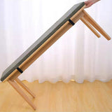Long Bench Cushion with Ties for Dining & Window Bench