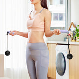 Smart Digital Jump Rope Set Accurately Skipping Rope Weighted Exercise Rope for Fitness Training Purple