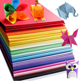 50 Sheets A4 Cardstock 10 Colors Origami Craft Paper Set