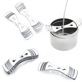 20 PCS Metal Candle Wick Centering Holders for Candle Making