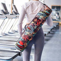 Yoga Mat Storage Bag Zipper Travel Yoga Mat Carrier Bag for Class Workout Park Style 1