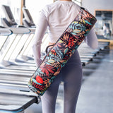 Yoga Mat Storage Bag Zipper Travel Yoga Mat Carrier Bag for Class Workout Park Style 1