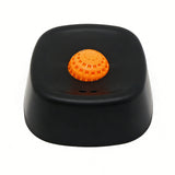 Dog Liquid Lick Bowl Slow Feeder with Rolling Ball for Wet Food and Liquid Black
