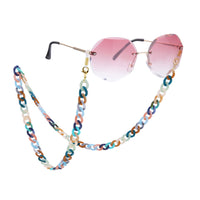 2Pcs Set Acrylic Eyeglass Chain Sunglasses Strap Reading Glasses Neck Cord