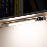 Magnetic Motion Sensor Light 3 Colors Adjustable Light Bar for Cabinet Bedside Under Counter White