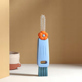 3 in 1 Cup Lid Cleaning Brush Crevice Cleaning Brush for Bottle Gap Tight Spaces Cup Blue