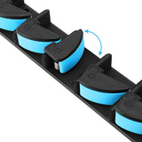 Vertical Fishing Rod Holder Wall Mounted Fishing Pole Rack for Garage Home