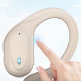 Wireless Earbuds Sports Bluetooth Headphones IPX5 Waterproof Earphones for Workout Running Beige