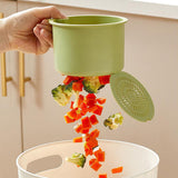 Kitchen Sink Strainer Basket with Faucet Hook – Fruit & Vegetable Stopper Green