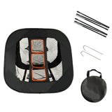 Portable Golf Chipping Practice Net Accuracy Trainer for Indoor Outdoor