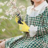 3 Pairs Gardening Gloves Rubber Coated Garden Gloves for Boys Girls