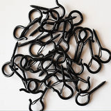 20PCS Q Hanger Hooks with Safety Buckle – Windproof Screw Hooks for Hanging Outdoor Lights & Plants S