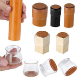 Set of 32Pcs Silicon Chair Leg Covers Hardwood Furniture Foot Protector