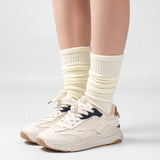 2 Pair Non-Slip Grip Socks for Yoga & Pilates White