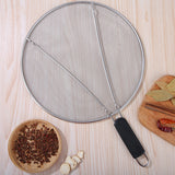 3PCS Stainless Steel Grease Splatter Guard Ultra Fine Mesh Pan Screens