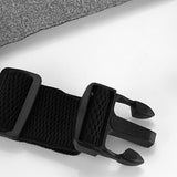 Sport Waist Bum Slim Belt Bag forJogging Running Hiking Zipper Fanny Pack Pouch Gray