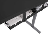 Under Desk Cable Management Tray Wires Tidy Organizer for Office and Home Black