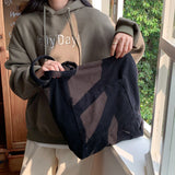Women Corduroy Tote Bag Shoulder Hobo Bag Big Capacity Shopping Work Bag Black