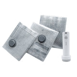 18 PCS Vacuum Storage Bags for Travel with Rechargeable Electric Air Pump