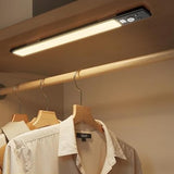 24 cm Rechargeable LED Motion Sensor Under Cabinet Light with Digital Display Timer