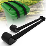 4Pcs Trash Can Locks Metal Double Claw Strap for Outdoor Waste Bin Lid Lock