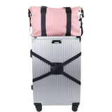 2 Pcs Luggage Straps Bag Bungee Connector Travel Strap Black