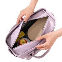 11L Large Insulated Lunch Bag – Thermal Lunch Box Leakproof Cooler Tote for Work Purple