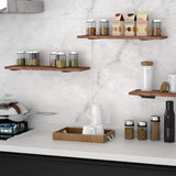 2Pcs Floating Shelf Brackets 0.4 cm Thick for Shelves Support DIY Small