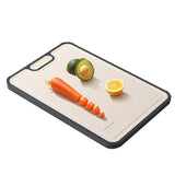 Double-Sided Titanium Cutting Board with Wheat Straw