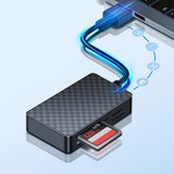 4-in-1 USB 2.0 Memory Card Reader – Adapter for CF, SD, TF, MS Cards