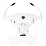 USB Rechargeable LED Head Glasses for Reading Crafting & Close Work