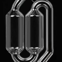 2Pcs Fermenter Airlock  Bubble Air Lock with Grommet for Home Brew Wine Beer
