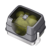 Stainless Steel Litter Box with Lid Front Entry Top Exit Kitty LitterBox with Large Space and Odor Control