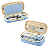 Large Capacity Pencil Case Student Teen Girls Boys Sky blue