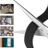 2 CM Double Rolls Hook and Loop Strips with Adhesive for Home Office School and Crafting